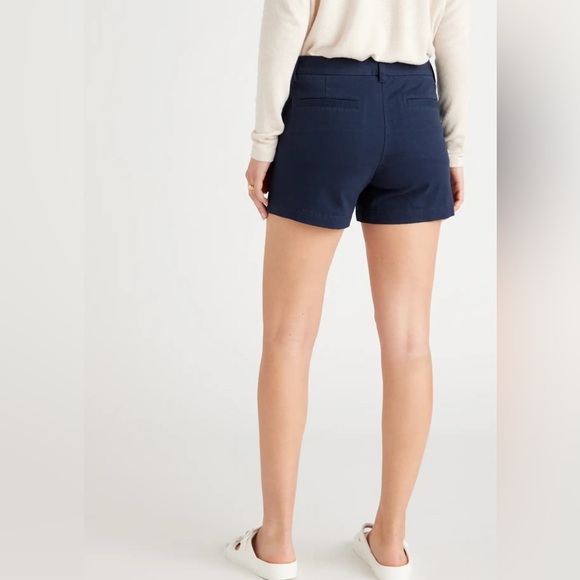 NWT QUINCE BLUE ORGANIC COTTON SHORTS SIZE 14 - Picture 2 of 9